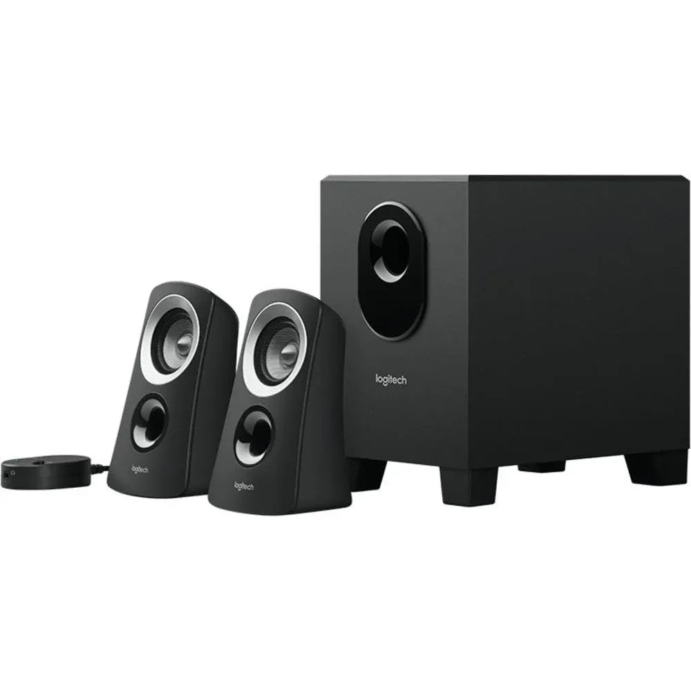 Logitech Z313 2.1 Multimedia Speakers – Powerful Bass, Compact Design - Gomix Brands Outlet